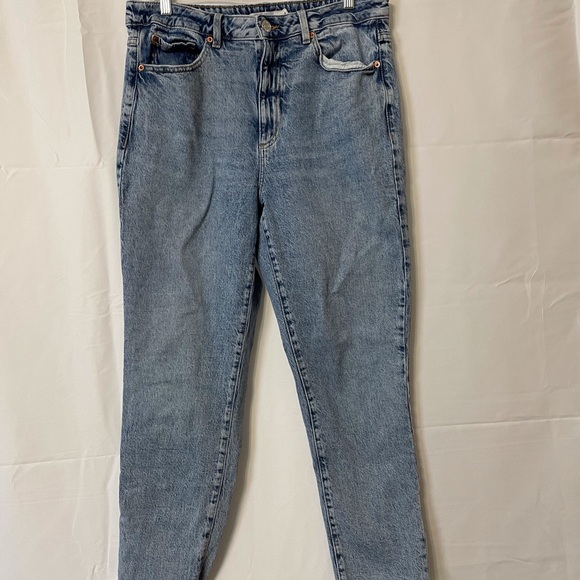 Garage High Rise Stonewashed Mom Jeans - Picture 1 of 9
